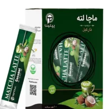 ماچا لته با پودر شیر نارگیل پپتینا بسته ۱۰ عددی