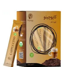 کاپوچینو قهوه گلد بدون شکر پپتینا بسته 10 عددی