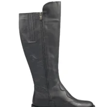 بوت زنانه چرم سی ینا مدل زیپ دار کد 850