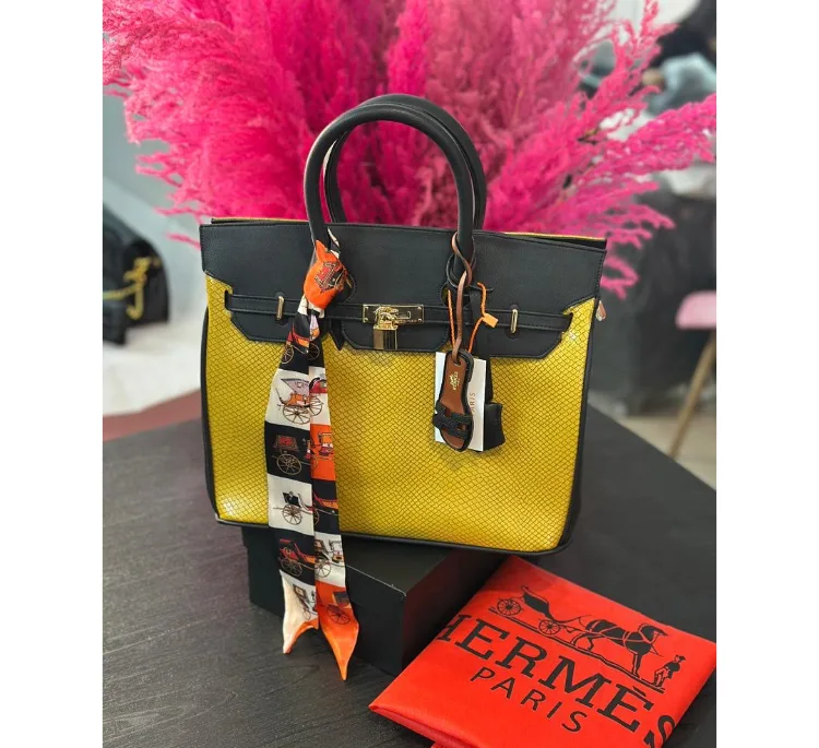 کیف زنانه طرح Hermes crocodil کد 67