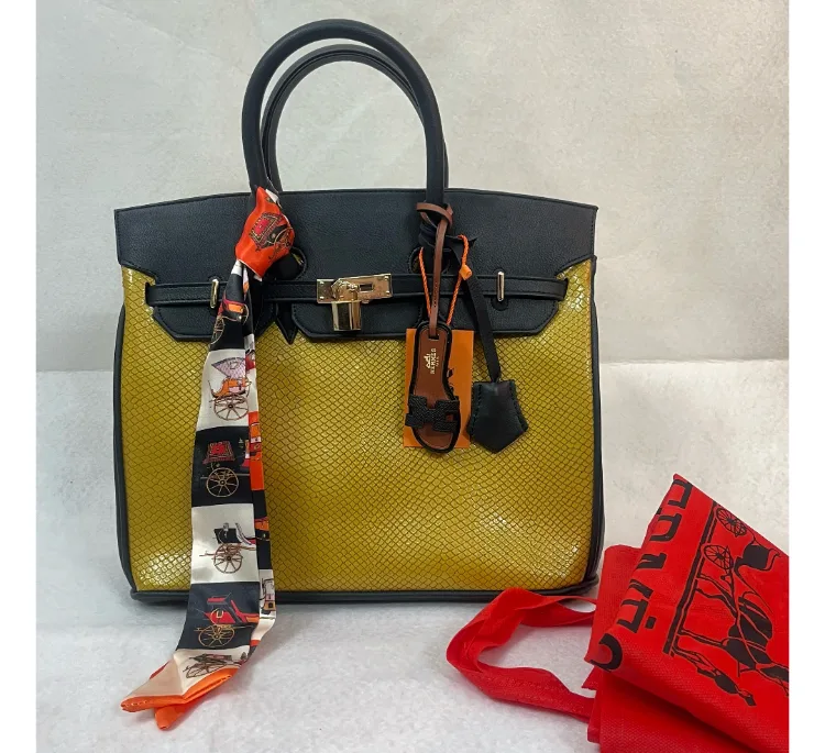 کیف زنانه طرح Hermes crocodil کد 67
