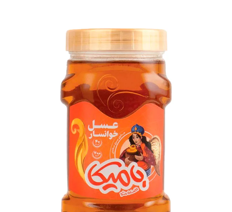 عسل چهل گیاه بامیکا وزن 700 گرم