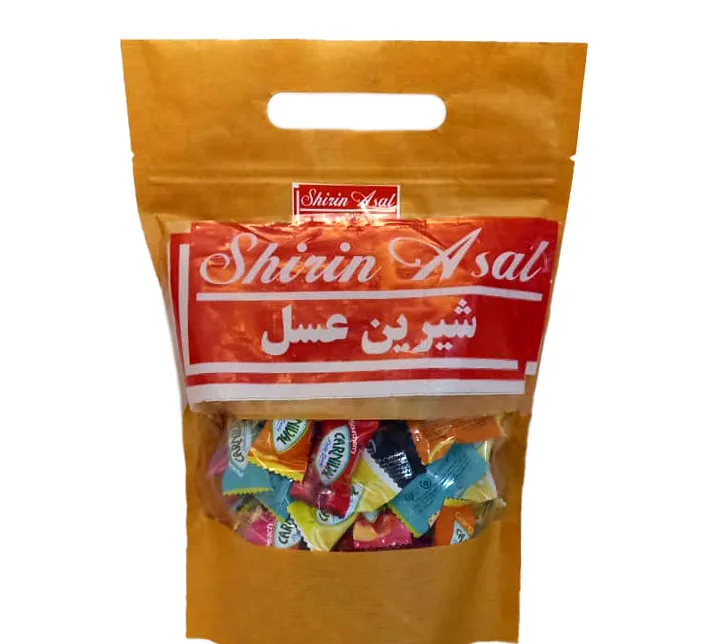 شکلات آبنبات میوه ای با مغز پاستیل شیرین عسل وزن 500 گرم