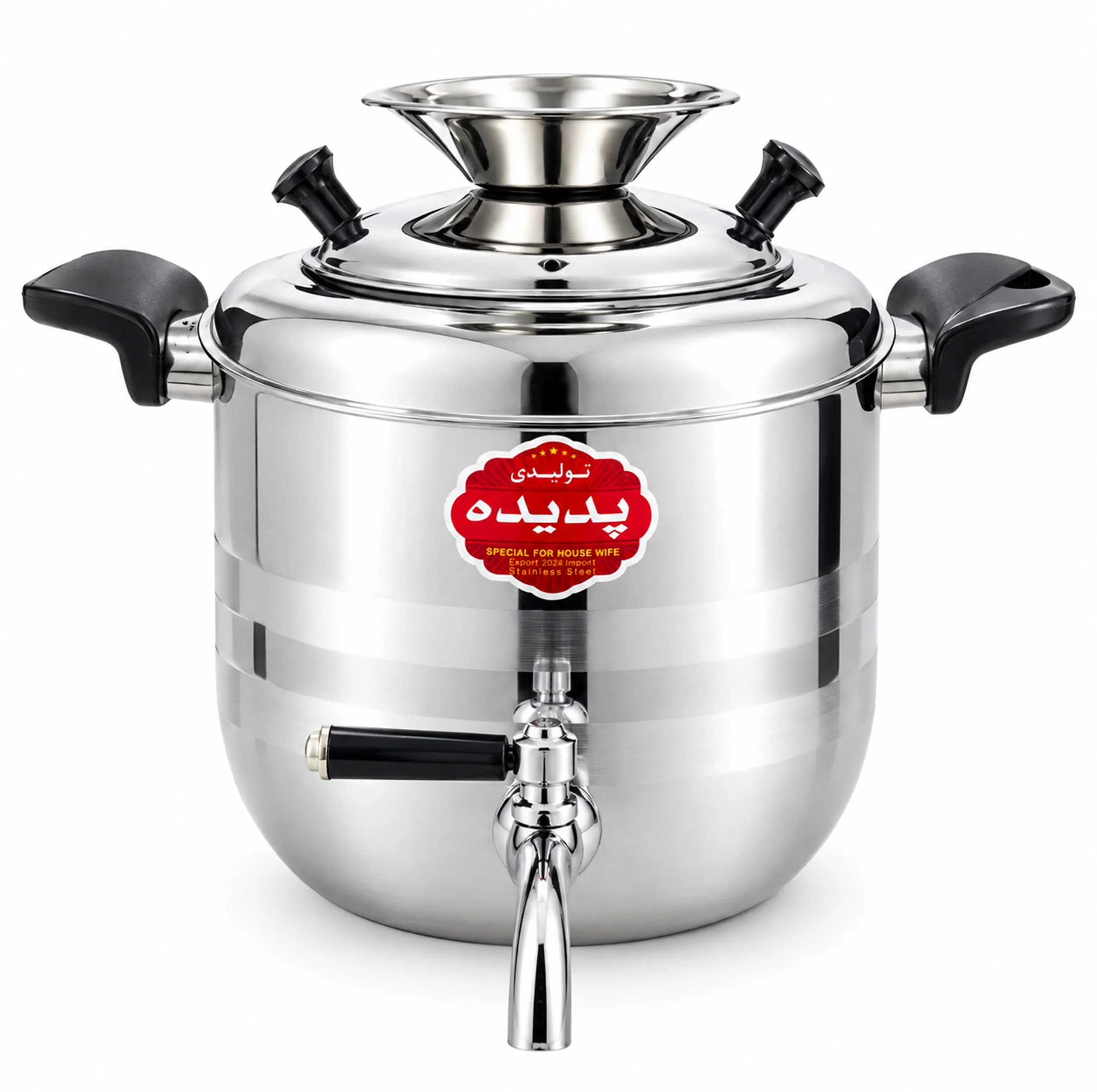کتری پدیده مدل استیل شیردار گنجایش 4 لیتر