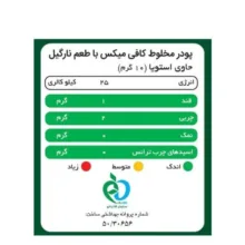 کافی میکس نارگیل پپتینا بسته ۱۰ عددی