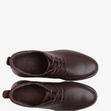نیم بوت مردانه چرم مونو کد J5527-088 رنگ قهوه ای