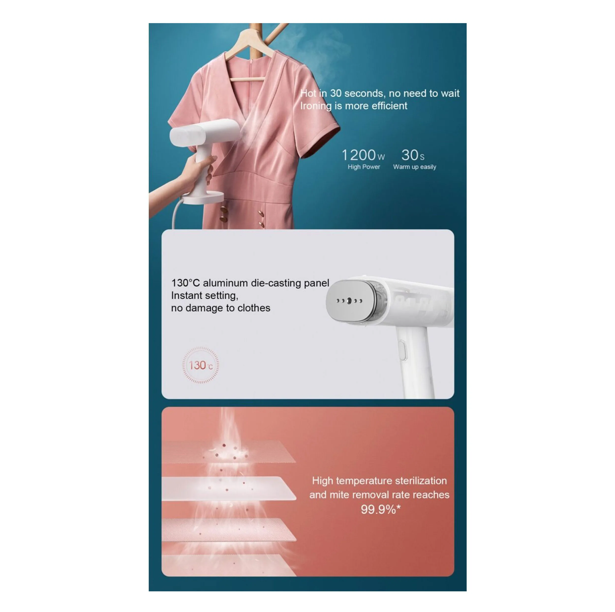 اتو بخار میجیا مدل Handheld Garment Steamer