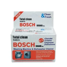 پودر جرمگیر ماشین لباسشویی و ظرفشویی توتال کلین مدل etc وزن 200 گرم بسته 5 عددی