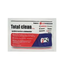 پودر جرمگیر ماشین لباسشویی و ظرفشویی توتال کلین مدل etc وزن 200 گرم بسته 5 عددی