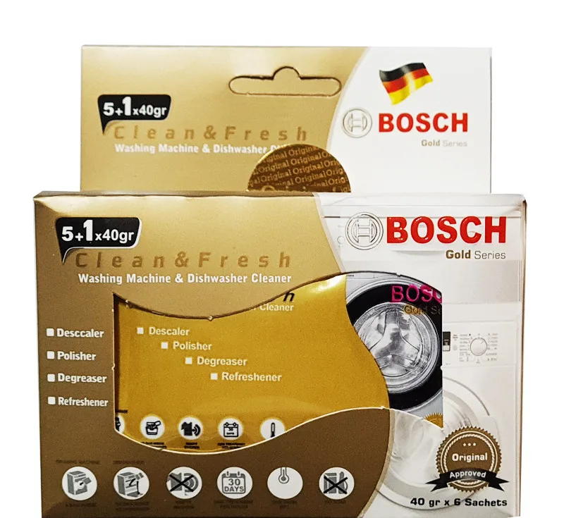 جرم گیر ماشین لباسشویی و ظرفشویی مدل Gold بسته 6 عددی