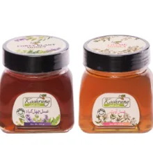 عسل طبیعی چهل گیاه و آویشن رویال کندو کوهرنگ وزن 450 گرم بسته 2 عددی