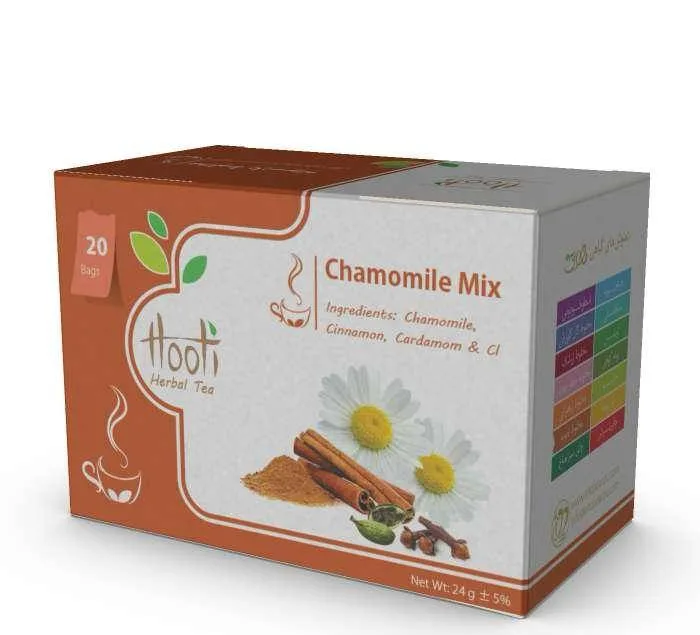 دمنوش گیاهی مخلوط بابونه هوتی بسته 20 عددی