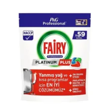 قرص ماشین ظرفشویی فیری مدل Platinum Plus بسته 59 عددی