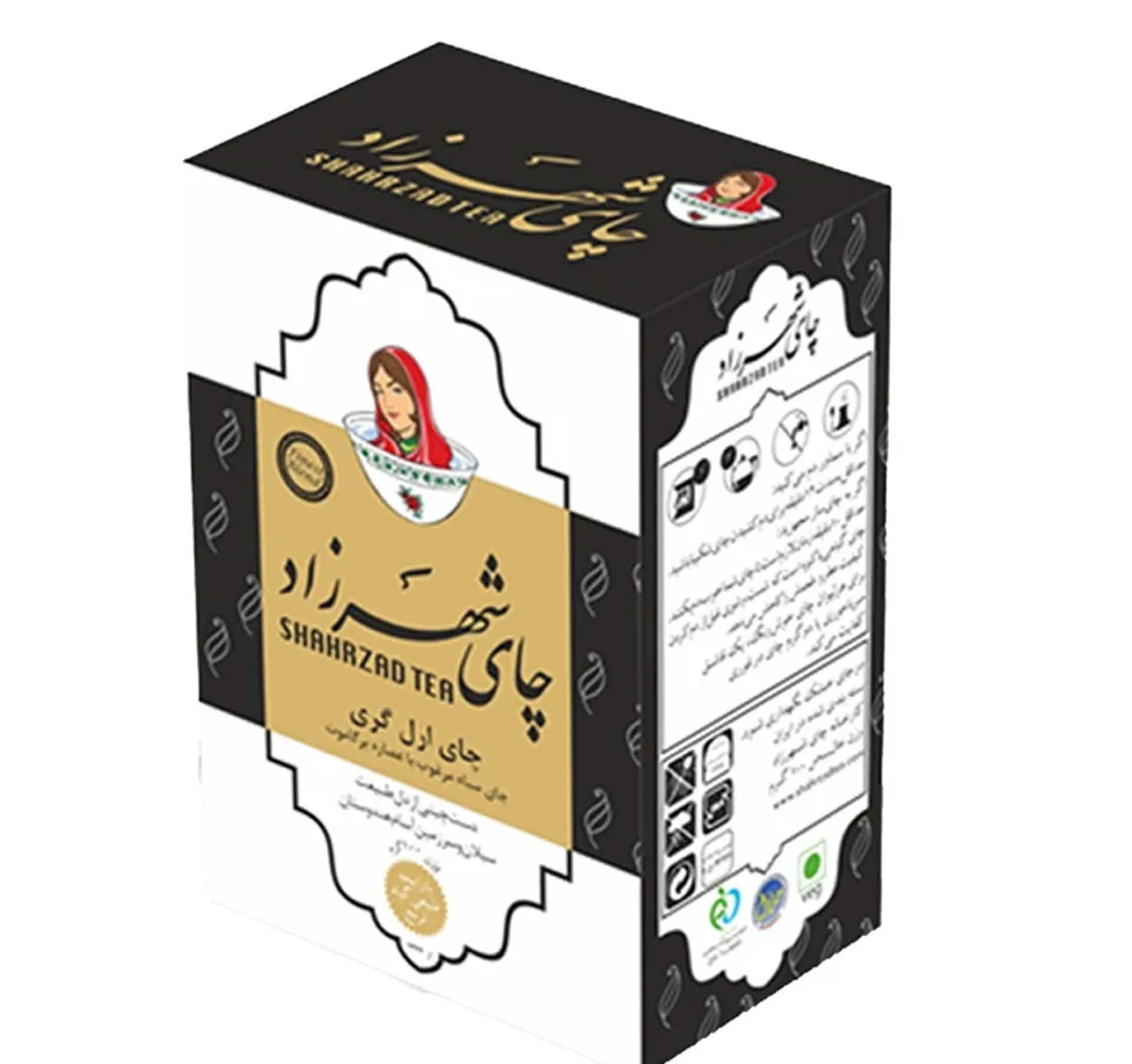 چای سیاه ارل گری شهرزاد وزن 100 گرم