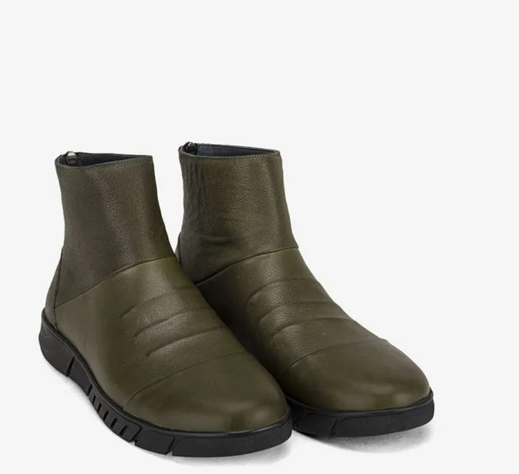 نیم بوت مردانه مونو کد J5512-038 رنگ سبز ارتشی