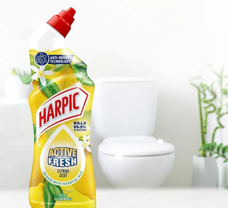 ژل تمیزکننده توالت هارپیک مدل Active Fresh رایحه Citrus Zest حجم 750 میلی لیتر