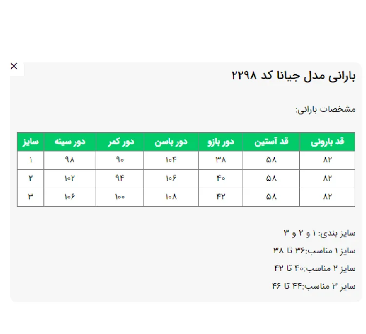 بارانی زنانه السانا مدل جیانا کد 229828 رنگ سرمه ای