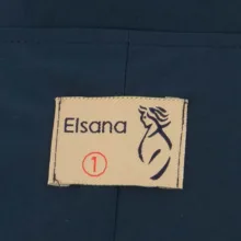 بارانی زنانه السانا مدل جیانا کد 229837 رنگ آبی نفتی