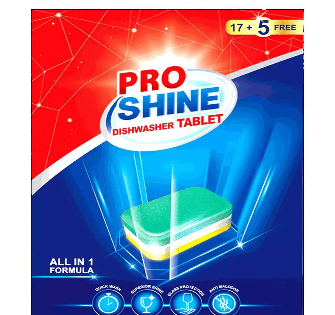 قرص ماشین ظرفشویی پروشاین مدل All In 1 Formula بسته 22 عددی