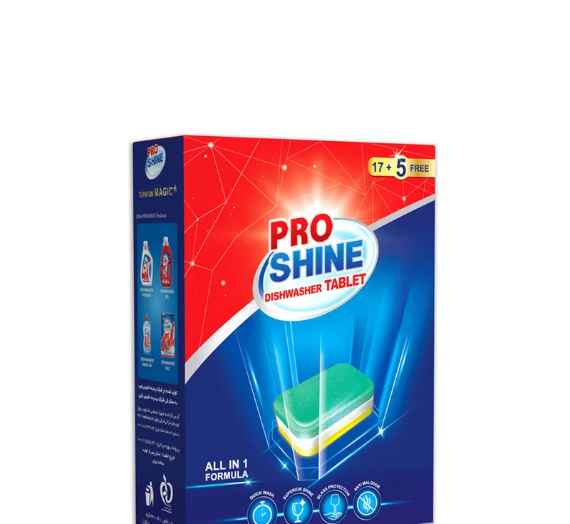 قرص ماشین ظرفشویی پروشاین مدل All In 1 Formula بسته 22 عددی