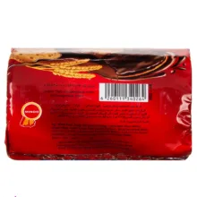 بیسکویت روکش دار شکلاتی سبوس دار ساقه طلایی مینو وزن 220 گرم
