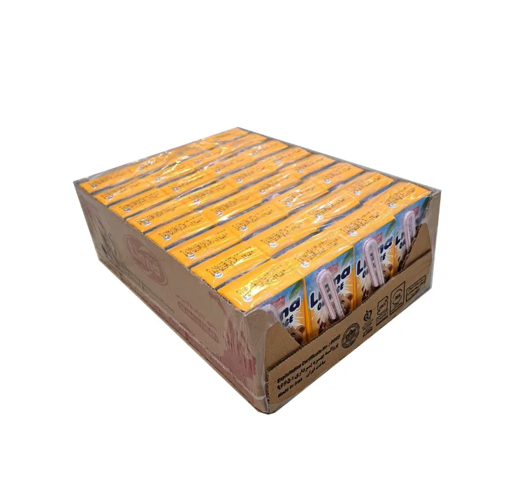 نکتار پرتقال لیونا شیرین عسل حجم  125 میلی لیتر بسته 32 عددی