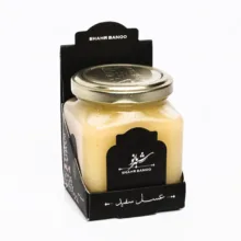 عسل طبیعی سفید شهربانو وزن 350 گرم