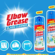 اسپری شیشه پاک کن البو گریس مدل Glass Cleaner حجم 400 میلی لیتر