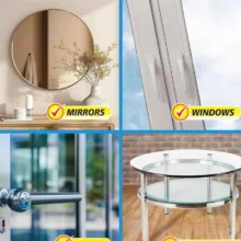 اسپری شیشه پاک کن البو گریس مدل Glass Cleaner حجم 400 میلی لیتر