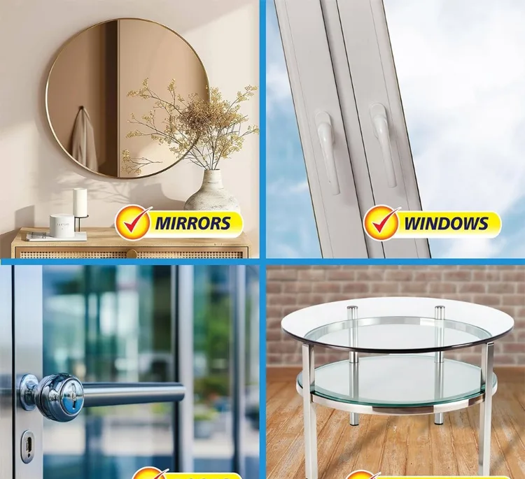 اسپری شیشه پاک کن البو گریس مدل Glass Cleaner حجم 400 میلی لیتر