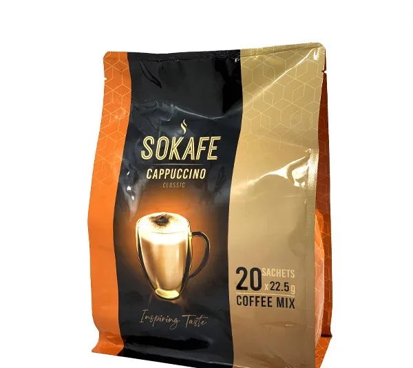 کاپوچینو سوکافه وزن 22.5 گرم بسته 20 عددی