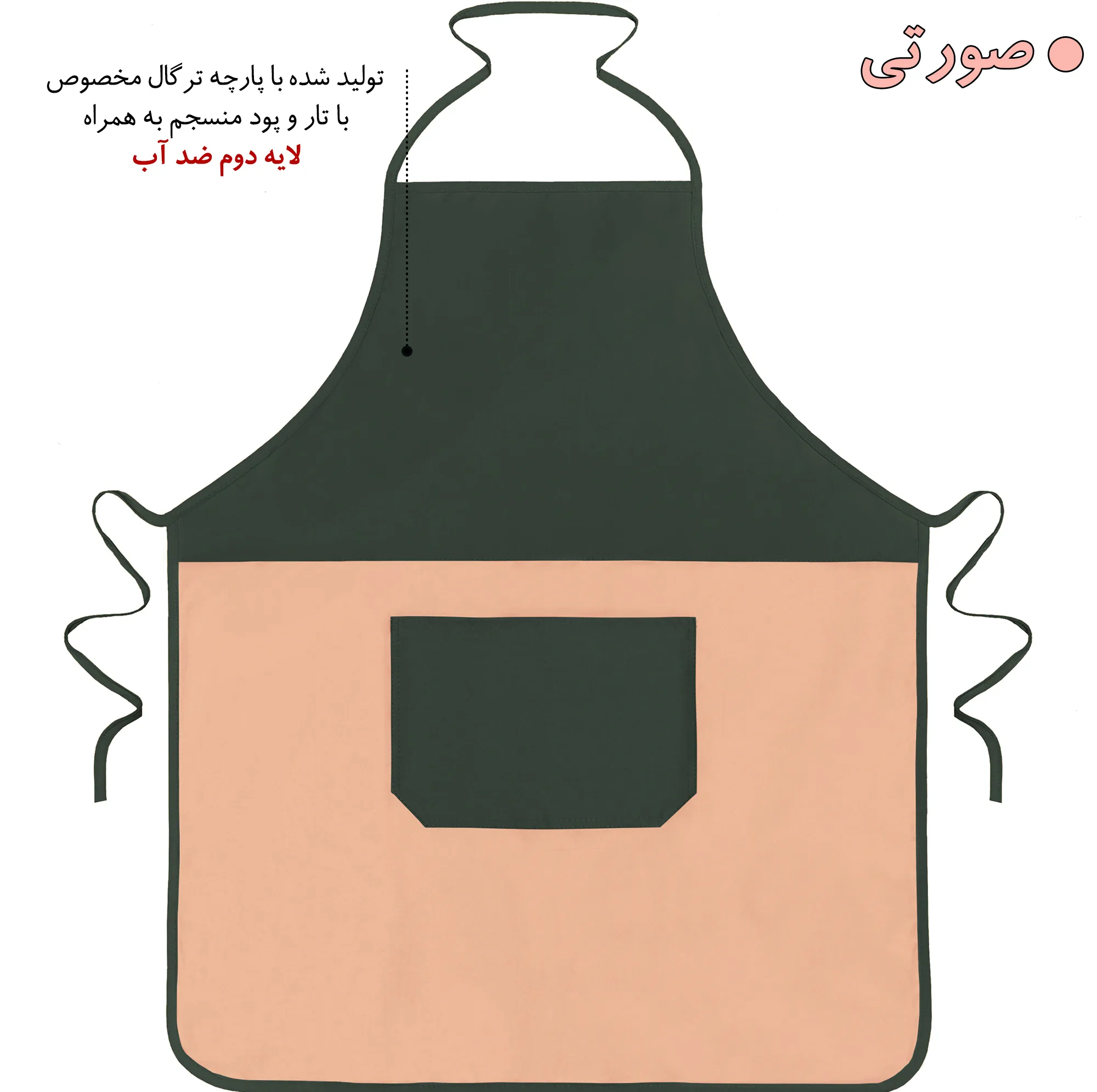 پیشبند آشپزخانه راولا کد N901