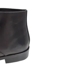 نیم بوت مردانه چرم ریباری مدل Z25 رنگ مشکی