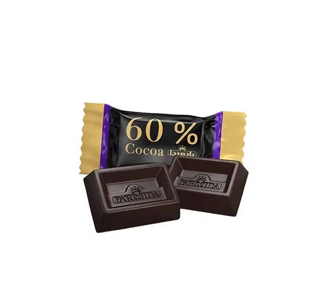شکلات تلخ 60 درصد پارمیدا وزن 70 گرم