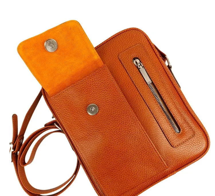 کیف دوشی چرم طبیعی مردانه کد AR2004