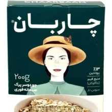 جو دوسر پرک صبحانه فوری چاربان وزن 200 گرم