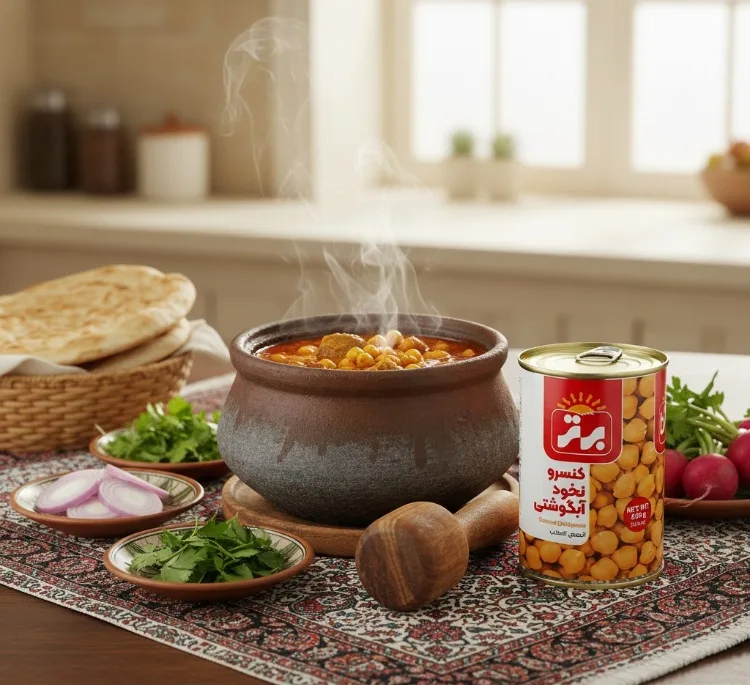 کنسرو نخود آبگوشتی برتر وزن 420 گرم