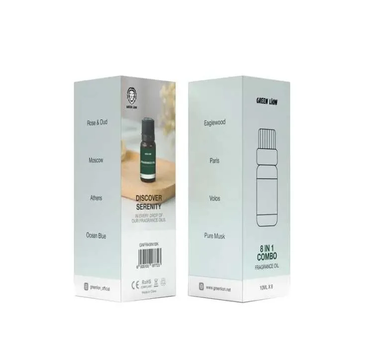 اسانس خوشبو کننده گرین لاین مدل 8IN1 COMBO Fragrance Set حجم 10 میلی لیتر بسته ۸ عددی