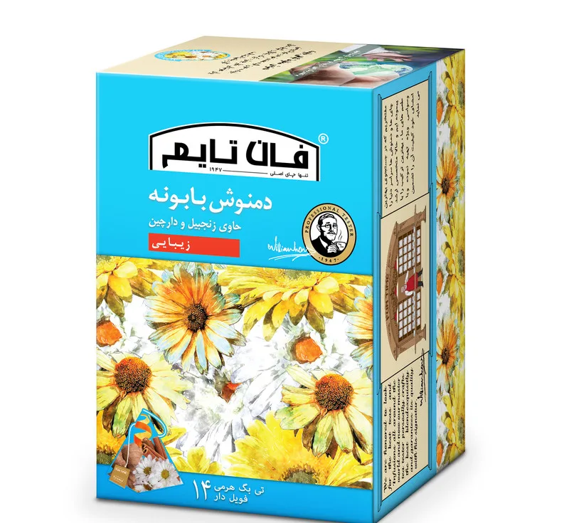 دمنوش گیاهی بابونه فان تایم بسته 14 عددی