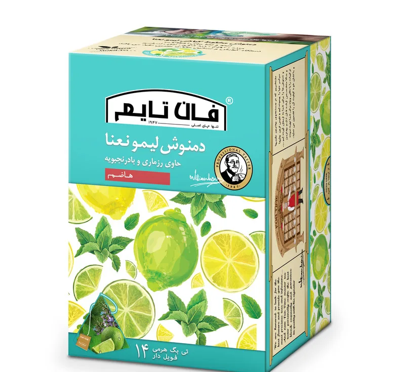 دمنوش گیاهی لیمو نعنا فان تایم بسته 14 عددی