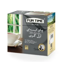 چای سیاه کیسه ای فان تایم مدل ارل گری بسته 100 عددی