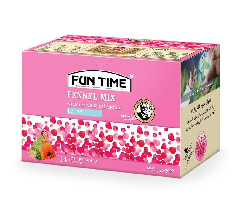 دمنوش گیاهی رازیانه فان تایم بسته 14 عددی