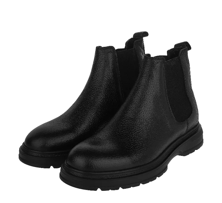 نیم بوت مردانه رویال چرم کد MF534