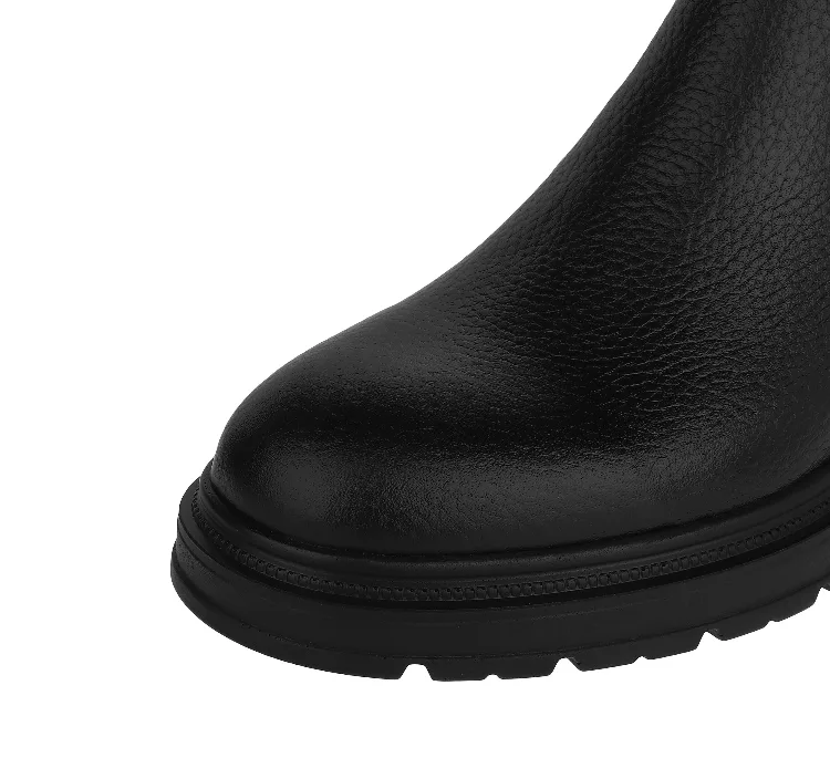نیم بوت مردانه رویال چرم کد MF534
