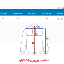کاپشن مردانه طرح The North Faceمدل Rakhsh رنگ مشکی