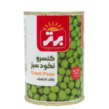 کنسرو نخود سبز برتر وزن 400 گرم