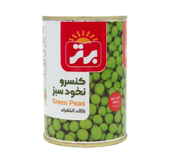 کنسرو نخود سبز برتر وزن 400 گرم