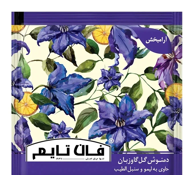 دمنوش گیاهی گل گاوزبان فان تایم بسته 14 عددی