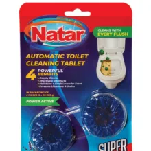 قرص تمیزکننده توات فرنگی ناتار مدل Super Cleaner بسته 2 عددی