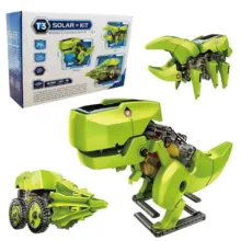 کیت آموزشی ناب سل مدل کیوت سان لایت ربات خورشیدی T3 کد T3 SOLAR KIT DINOSAUR 3IN1